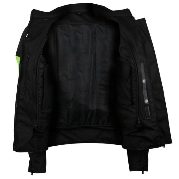 Womens Advanced 3-Season CE Armor Hi-Vis Mesh Motorcycle Jacket - Picture 3 of 9